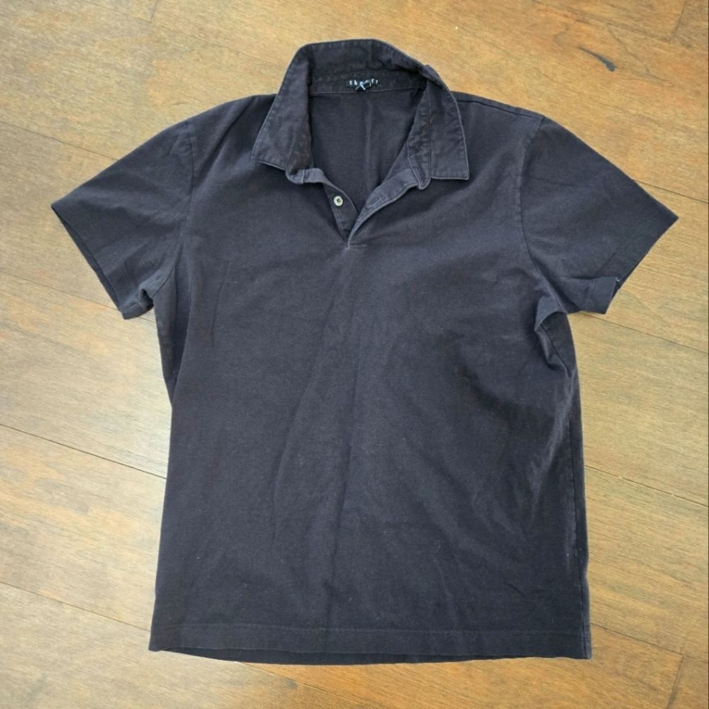 Theory men's short Sleeve top t-shirt polo size L